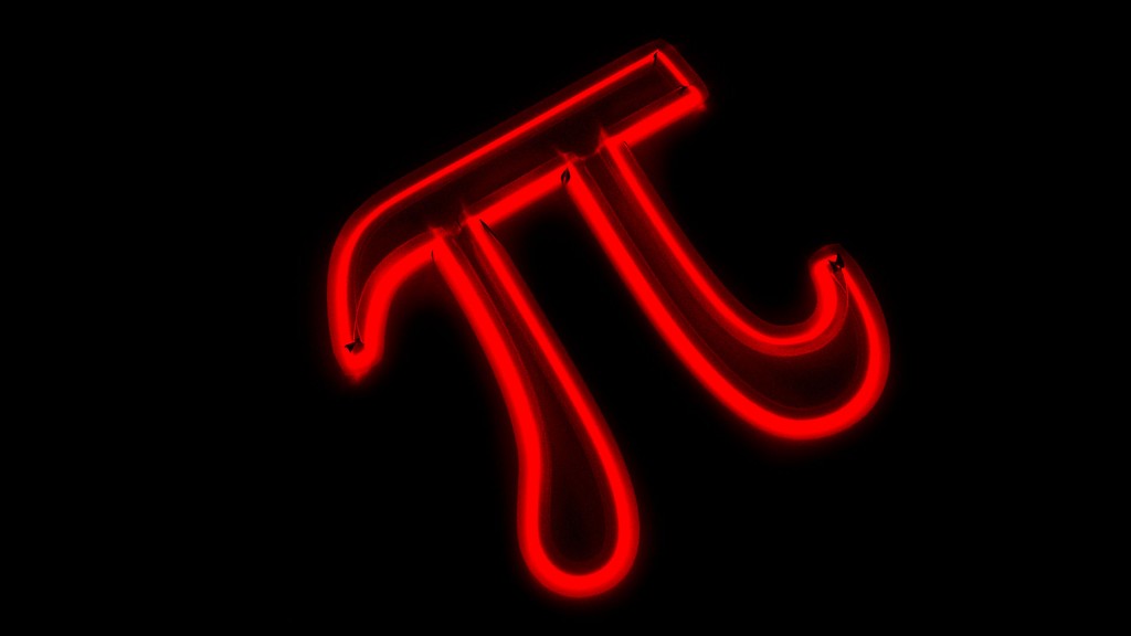 Neon letter Pi preview image 1